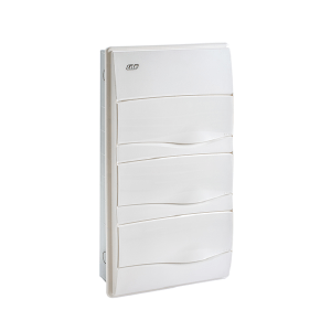 IDE CONSUMER UNIT 36 MOD FLUSH TRANSPERANT DOOR