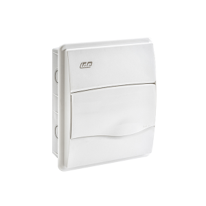 IDE CONSUMER UNIT 8 MOD FLUSH TRANSPERANT DOOR