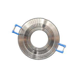 BRUSHED ALUM.ROUND RECESSED