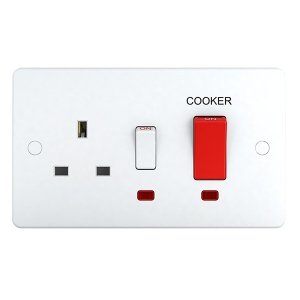 COOKER UNIT 45A + SOCKET OUTLET 13A + NEON