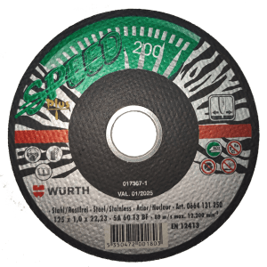 CUTTING DISC INOX 125MM X 1.0 X 22.2